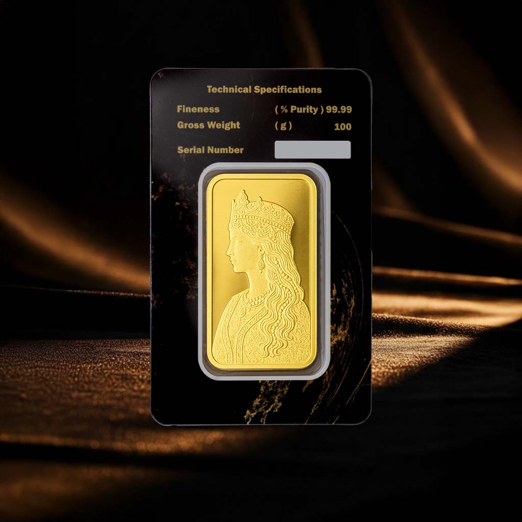 سبيكة ذهب السلطانة وزن 100 جرام